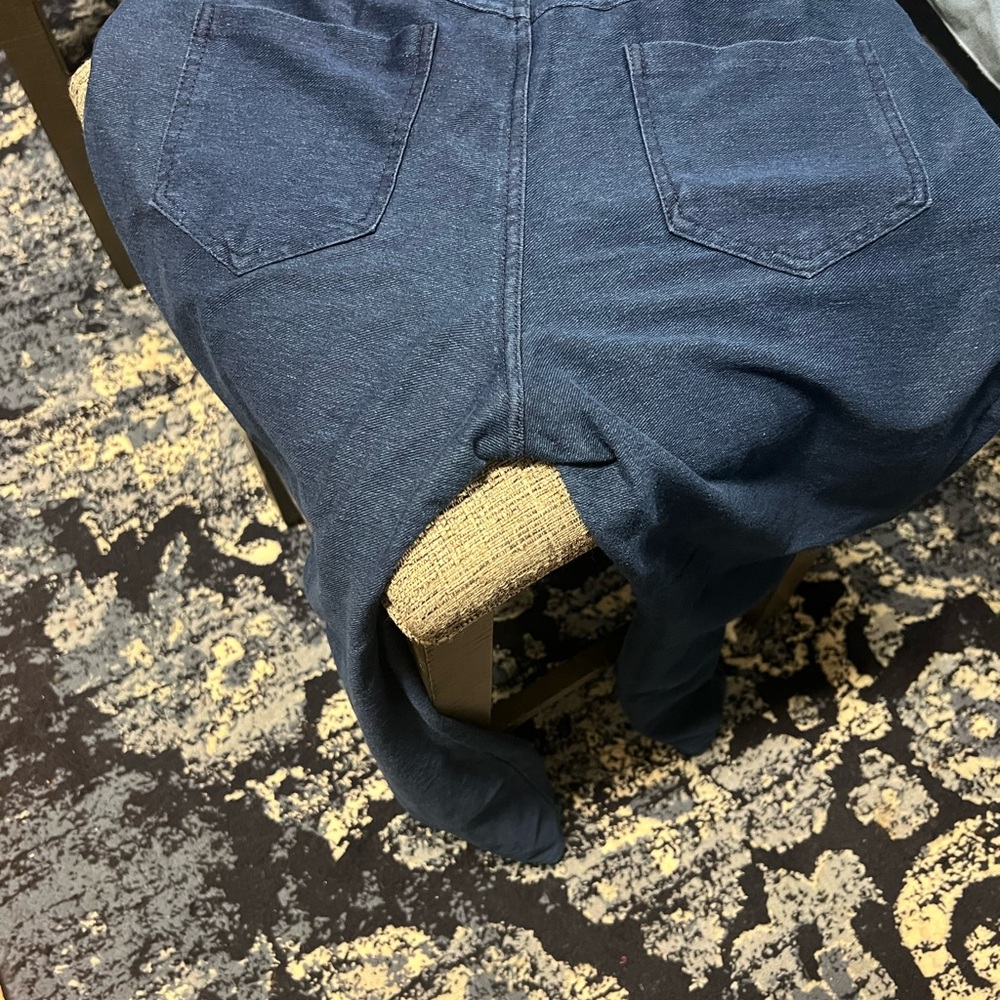 Women’s Blue Stretch Pants by A New Day A321 - Picture 2 of 3